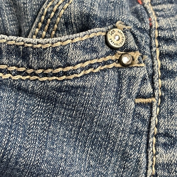 Lee Slender Secret Embellished Denim Capris Size 12M - Picture 6 of 10